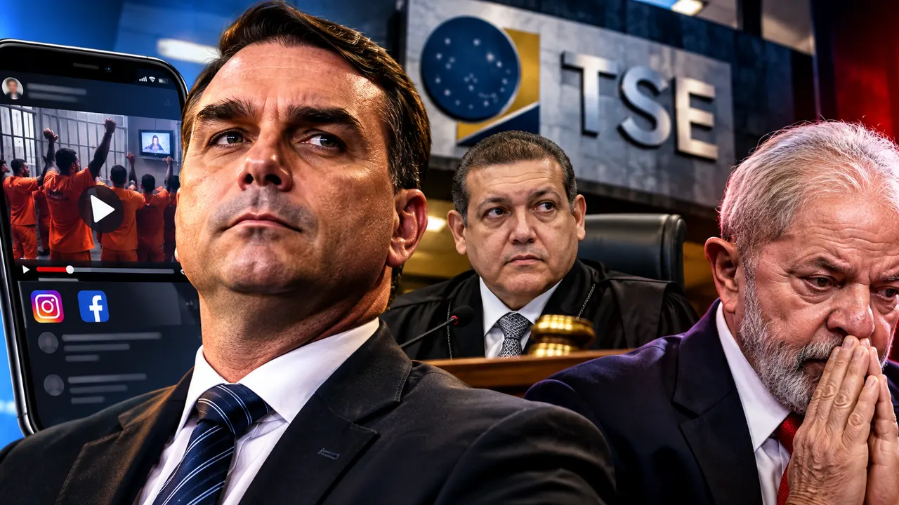 Nunes Marques mantém vídeo de Flávio Bolsonaro sobre Lula nas redes sociais